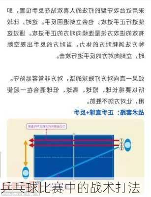 乒乓球比赛中的战术打法