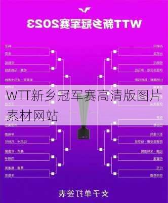 WTT新乡冠军赛高清版图片素材网站