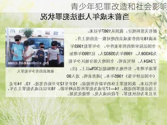 青少年犯罪改造和社会影响