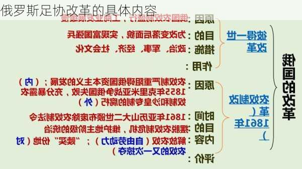 俄罗斯足协改革的具体内容