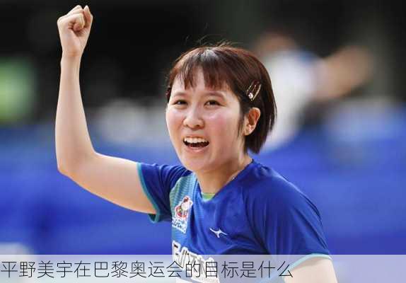 平野美宇在巴黎奥运会的目标是什么