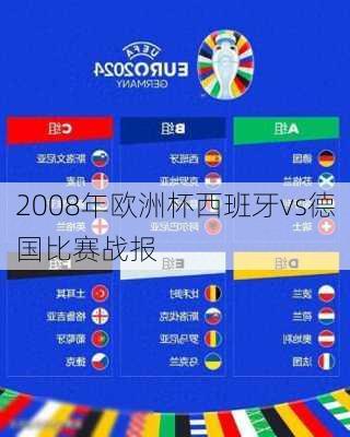 2008年欧洲杯西班牙vs德国比赛战报