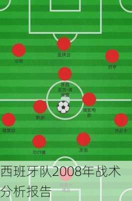 西班牙队2008年战术分析报告