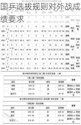 国乒选拔规则对外战成绩要求