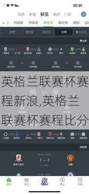 英格兰联赛杯赛程新浪,英格兰联赛杯赛程比分