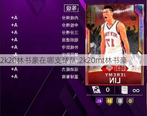 2k20林书豪在哪支球队,2k20mt林书豪