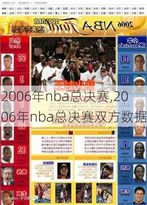 2006年nba总决赛,2006年nba总决赛双方数据