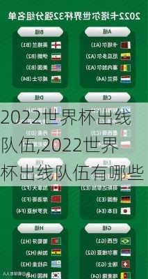 2022世界杯出线队伍,2022世界杯出线队伍有哪些