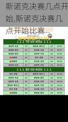 斯诺克决赛几点开始,斯诺克决赛几点开始比赛