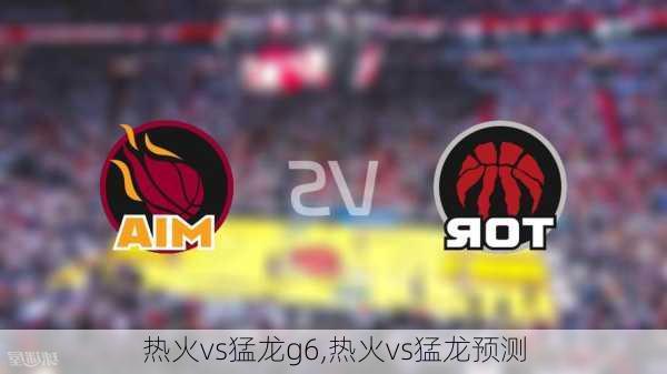 热火vs猛龙g6,热火vs猛龙预测