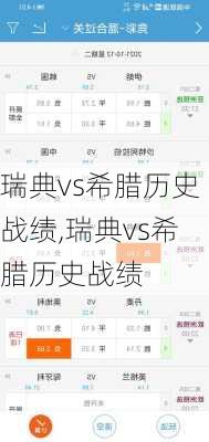 瑞典vs希腊历史战绩,瑞典vs希腊历史战绩