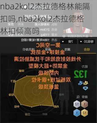 nba2kol2杰拉德格林能隔扣吗,nba2kol2杰拉德格林扣倾高吗