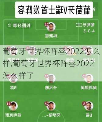 葡萄牙世界杯阵容2022怎么样,葡萄牙世界杯阵容2022怎么样了