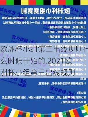 欧洲杯小组第三出线规则什么时候开始的,2021欧洲杯小组第三出线规则